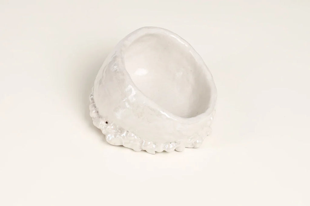 Grotta del Polpo Hand Sculpted Ceramic Serving Bowl